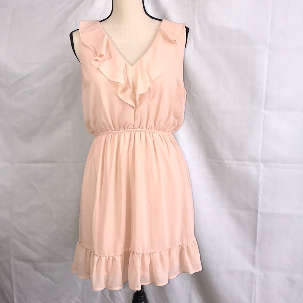 Monteau peach dress